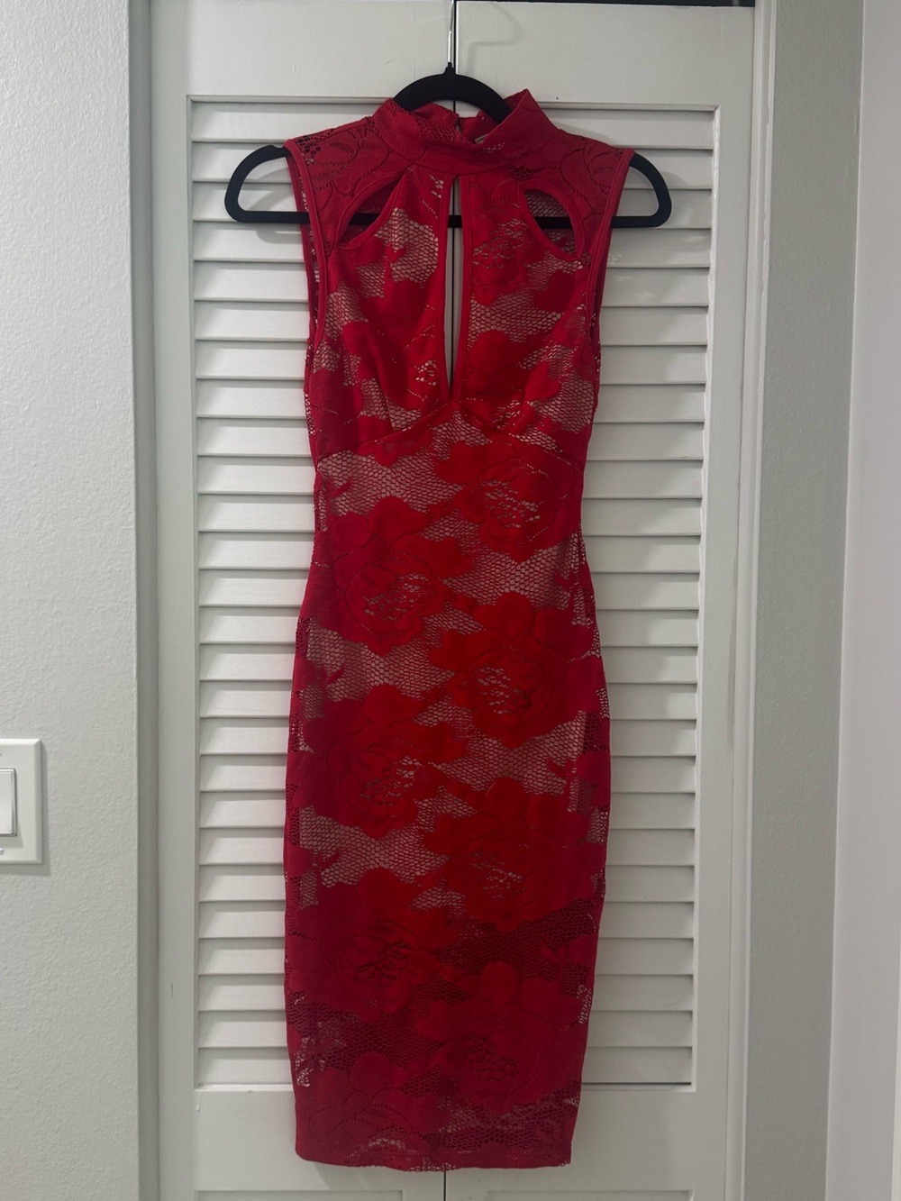 Red Midi Dress
